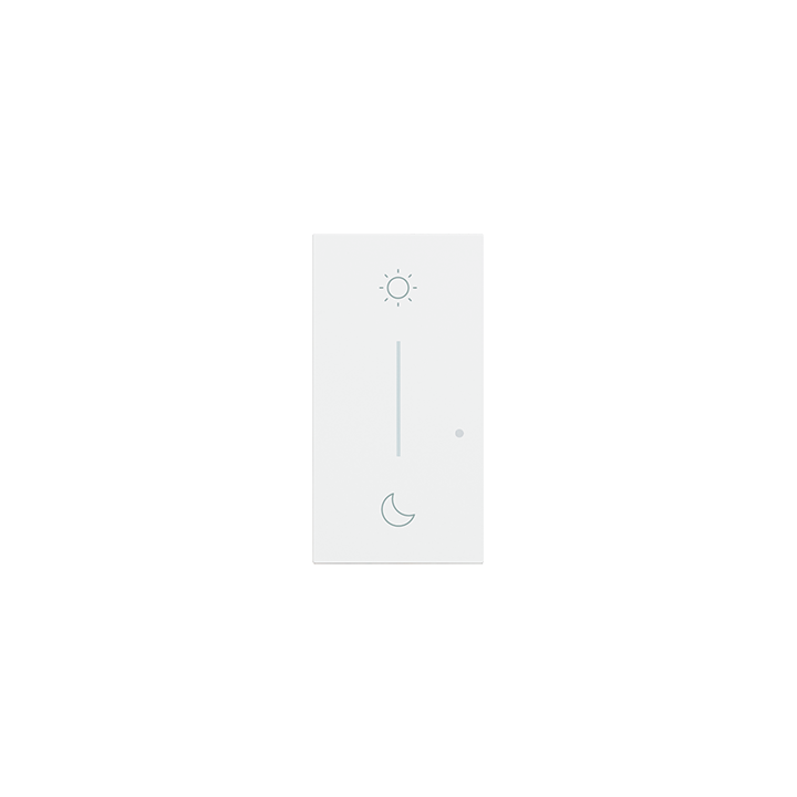 Enjoliveur Living Now With Netatmo Pour Commande Lever/Coucher 2 Modules - Blanc