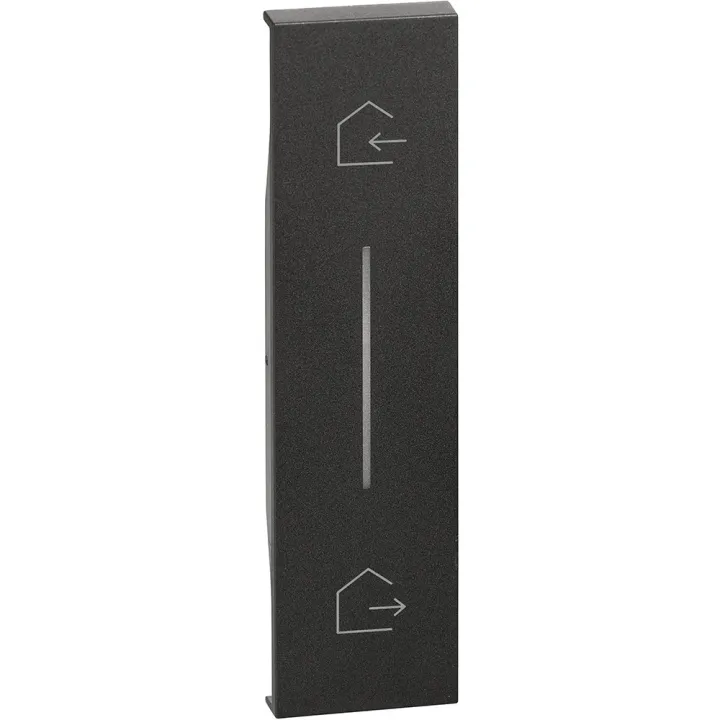 Enjoliveur Living Now With Netatmo Pour Commande Départ/Arrivée 1 Module - Noir