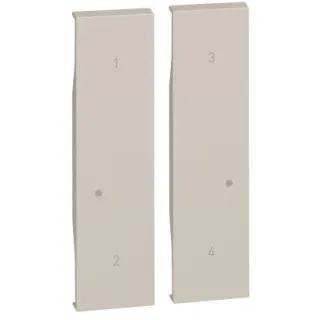 Enjoliveur Living Now With Netatmo Pour Commande 4 Scenarios 2 Modules - Sable