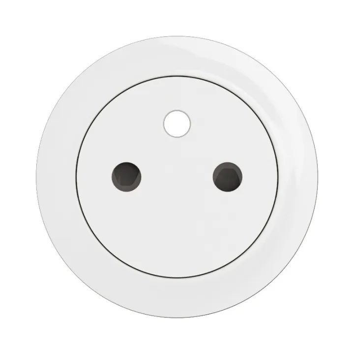 Enjoliveur Prise 2P+T Surface Céliane - Blanc