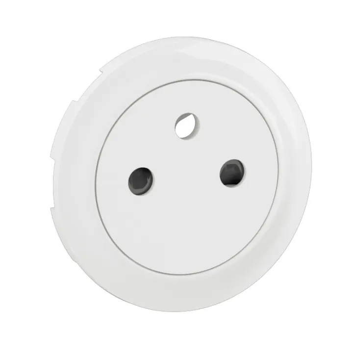 Enjoliveur Prise 2P+T Surface Céliane - Blanc