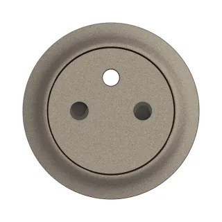 Enjoliveur Prise 2P+T Surface Céliane - Titanium