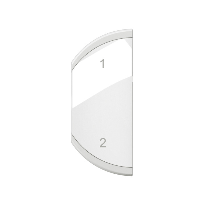 Enjoliveur Céliane Myhome Marquage Scénario 1-2 - 1 Module Gauche Blanc
