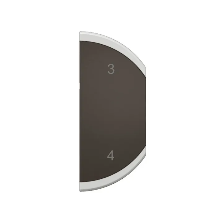 Enjoliveur Céliane Myhome Marquage Scénario 3-4 - 1 Module Droite Noir