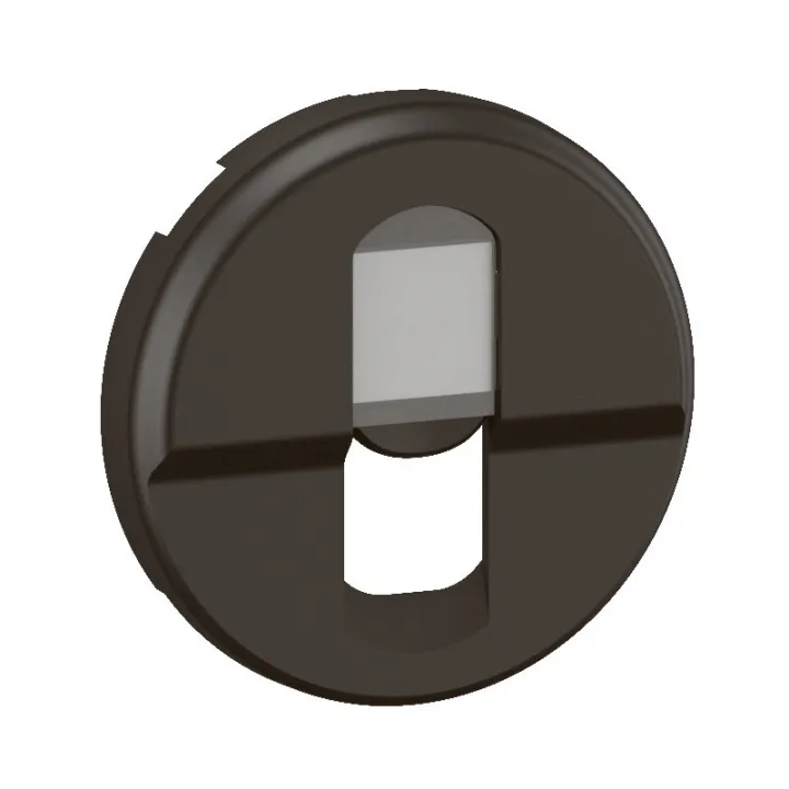 Enjoliveur Prise Simple Rj45 Céliane - Noir