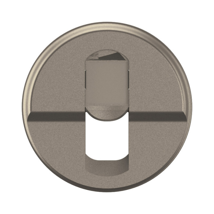 Enjoliveur Prise Simple Rj45 Céliane - Titanium