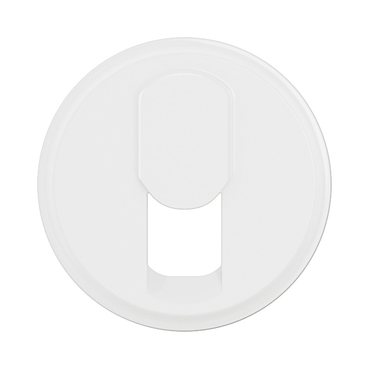 Enjoliveur prise téléphone RJ45 - à monter - blanc