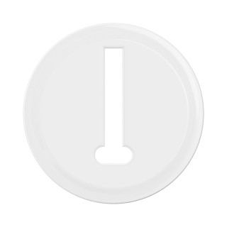 Enjoliveur prise téléphone 8 contacts Céliane - Blanc