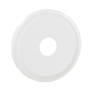 Enjoliveur prise TV Céliane mâle et type F - Blanc