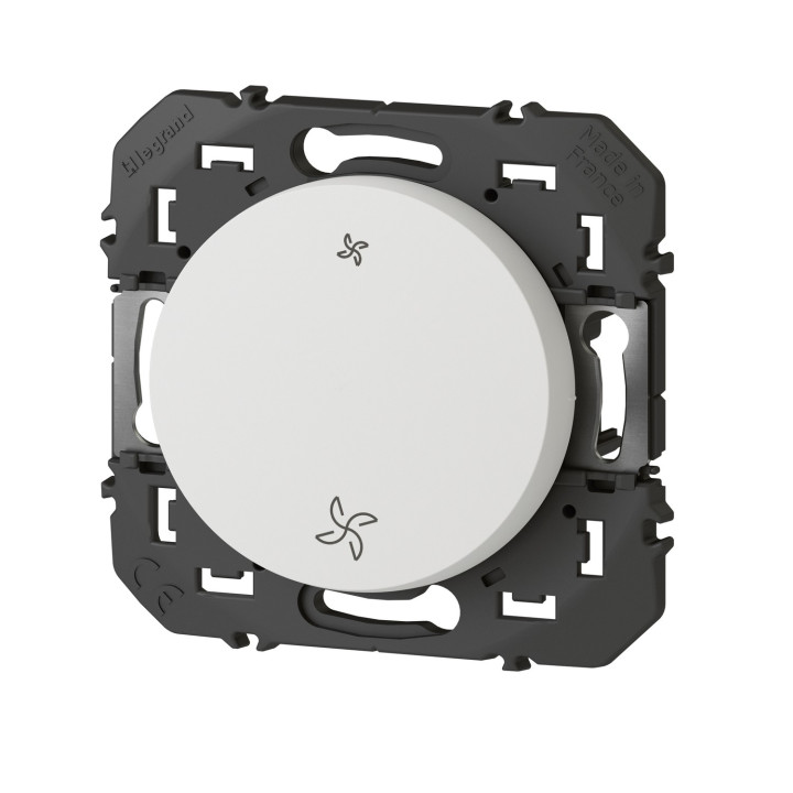 Poussoir Commande Vmc Dooxie Finition Blanc