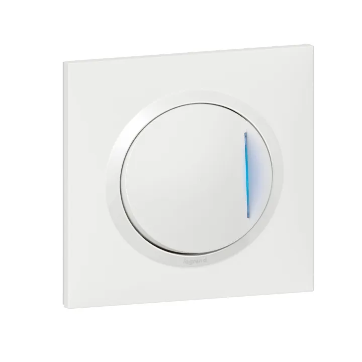 Poussoir Simple Lumineux Dooxie One 6A Complet Avec Griffes