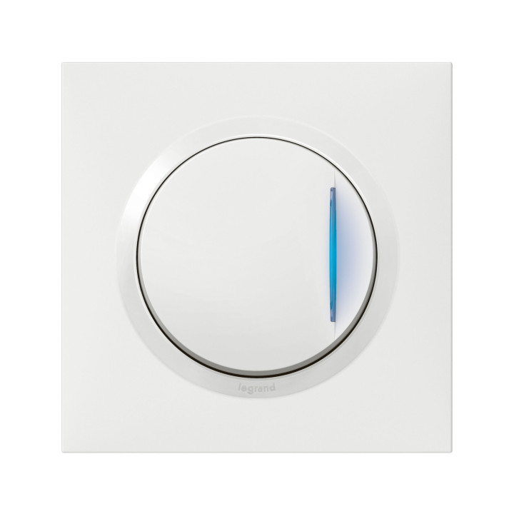 Poussoir Simple Lumineux Dooxie One 6A Complet Avec Griffes