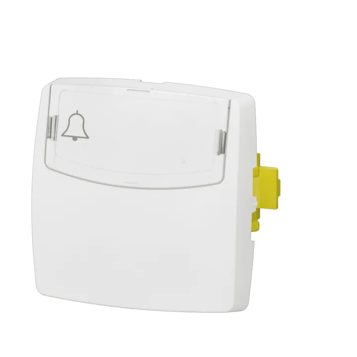 Poussoir Porte-Étiquette Appareillage Saillie Composable Blanc