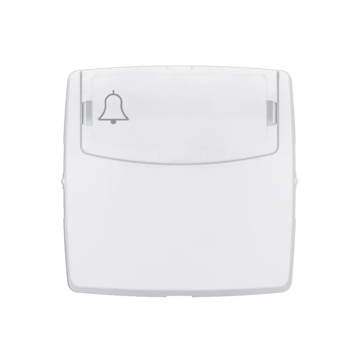 Poussoir Porte-Étiquette Appareillage Saillie Composable Blanc