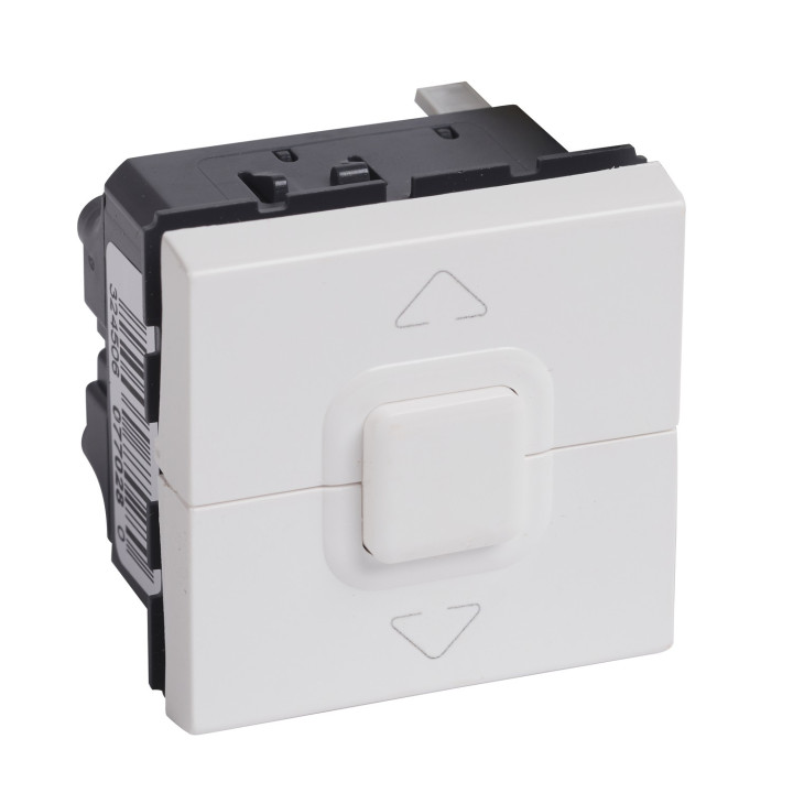 Poussoir 500W Maximum Mosaic Pour 1 Ou Plusieurs Volets Roulants - Blanc