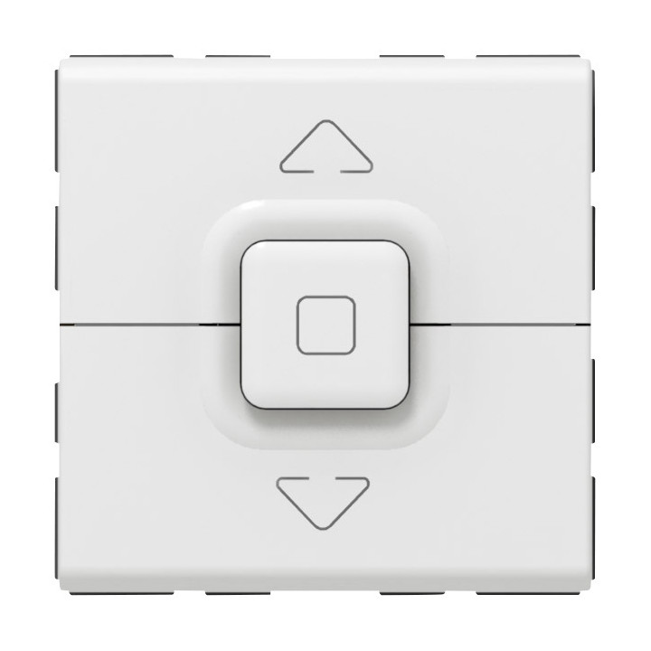 Poussoir 500W Maximum Mosaic Pour 1 Ou Plusieurs Volets Roulants - Blanc