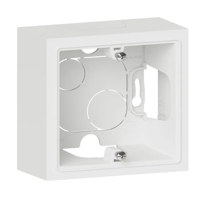 Cadre Saillie 1 Poste Dooxie Finition Blanc