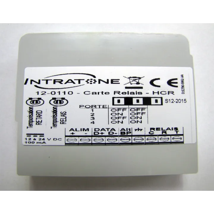Carte 1 Relai Supplémentaire Pour Centrale De Gestion 1 Porte