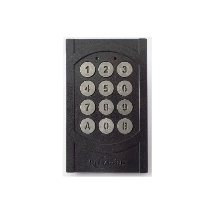 Clavier codé mini 12 touches rétro-éclairées - saillie - zamak