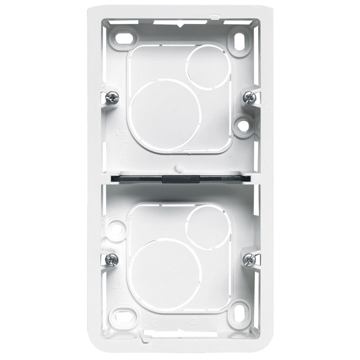 Cadre Mosaic Pour 4 Modules Montage Vertical - Profondeur 40Mm