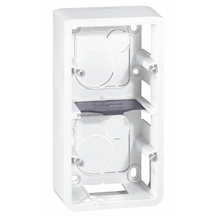Cadre Mosaic Pour 4 Modules Montage Vertical - Profondeur 40Mm