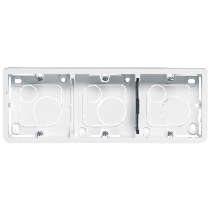 Cadre Mosaic Pour 6 Modules Montage Horizontal - Profondeur 40Mm