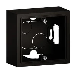 Cadre Saillie 1 Poste Dooxie - Noir Velours