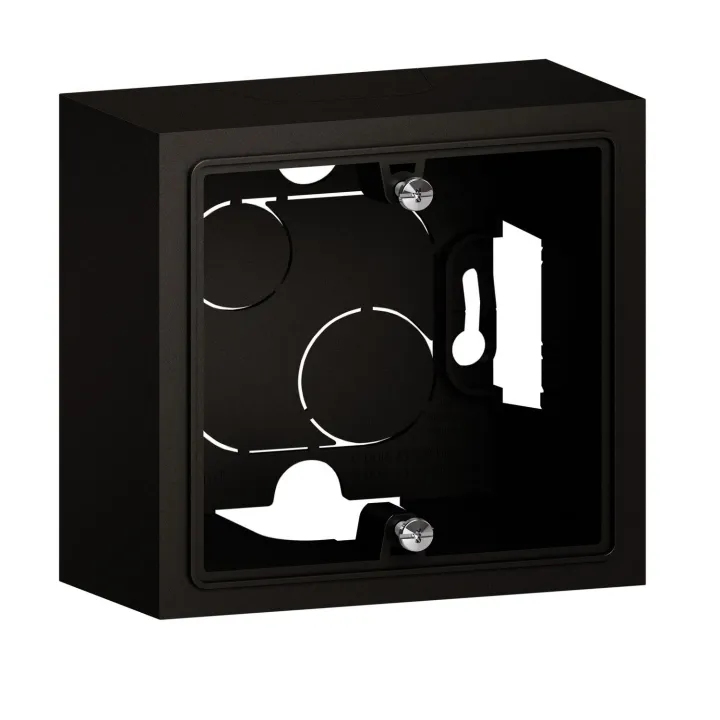 Cadre Saillie 1 Poste Dooxie - Noir Velours
