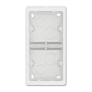 Cadre saillie Céliane 2 postes - livré avec vis - Blanc