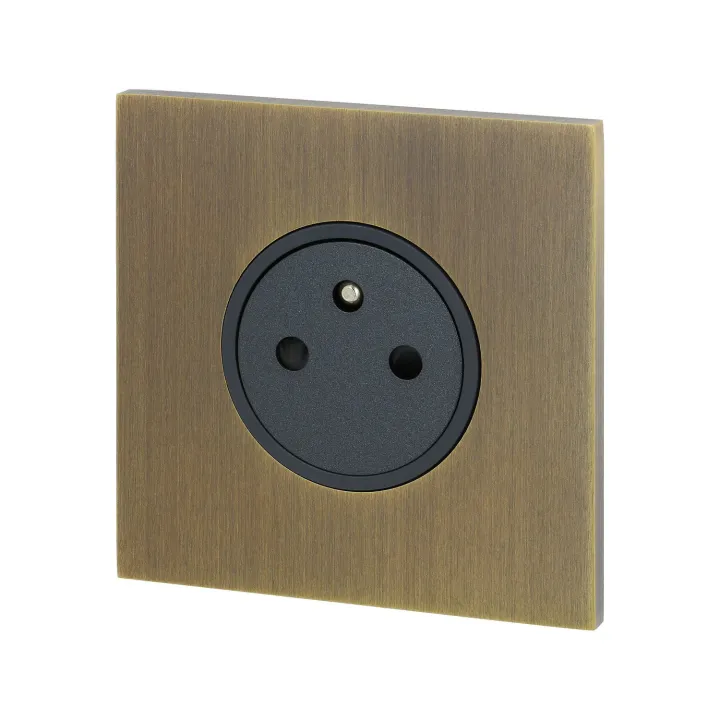 Art D'Arnould Univer Epure Prise De Courant 2P+T 16A 250V - Bronze