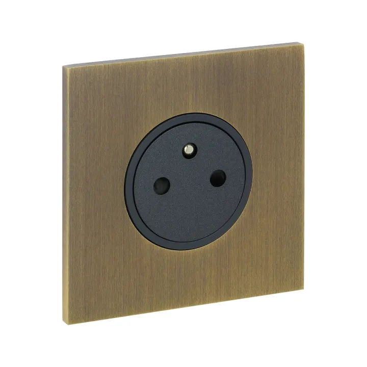 Art D'Arnould Univer Epure Prise De Courant 2P+T 16A 250V - Bronze