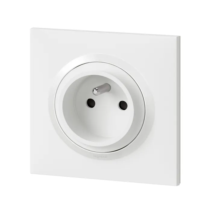 Prise Easyréno 2P+T 16A Faible Profondeur Dooxie One Complet Avec Griffes