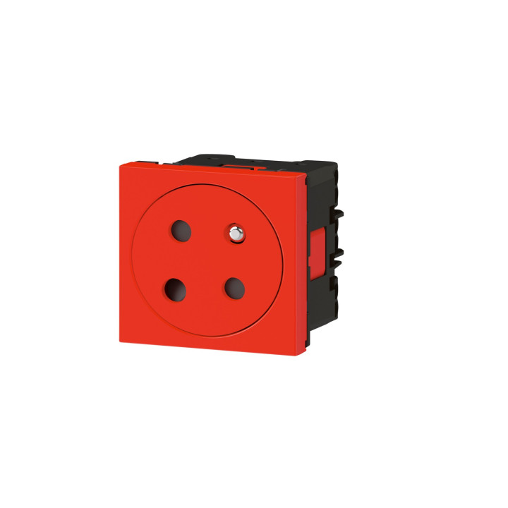 Prise 2P+T Surface à détrompage Mosaic Link à raccordement latéral 2 modules