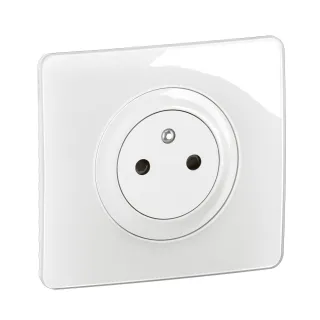 Prise 2P+T Surface Confort Céliane Complet Blanc