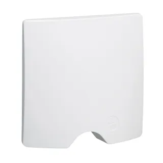 Sortie De Câble Ip44 Dooxie Livrée Complète Avec Plaque Finition Blanc