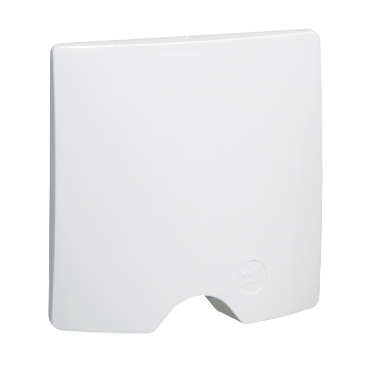 Sortie De Câble Ip44 Dooxie Livrée Complète Avec Plaque Finition Blanc