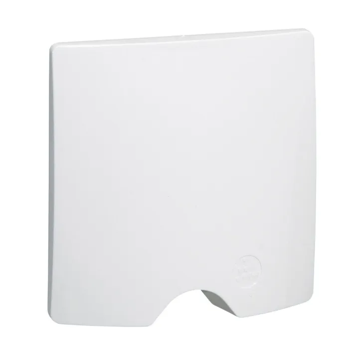 Sortie De Câble Ip44 Dooxie Livrée Complète Avec Plaque Finition Blanc
