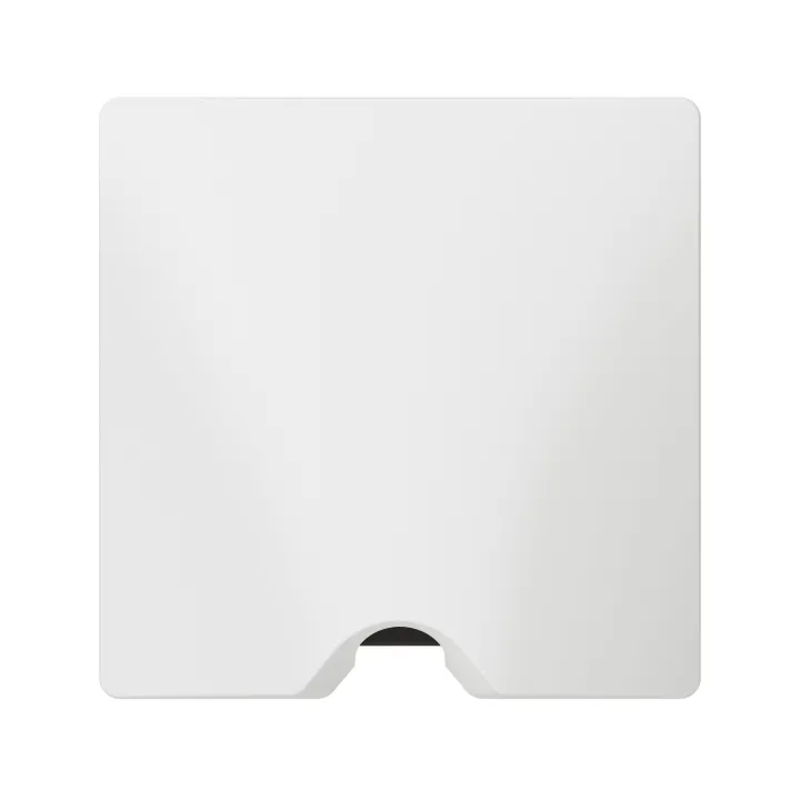 Sortie De Câble Ip21 Dooxie Livrée Complète Avec Plaque Finition Blanc