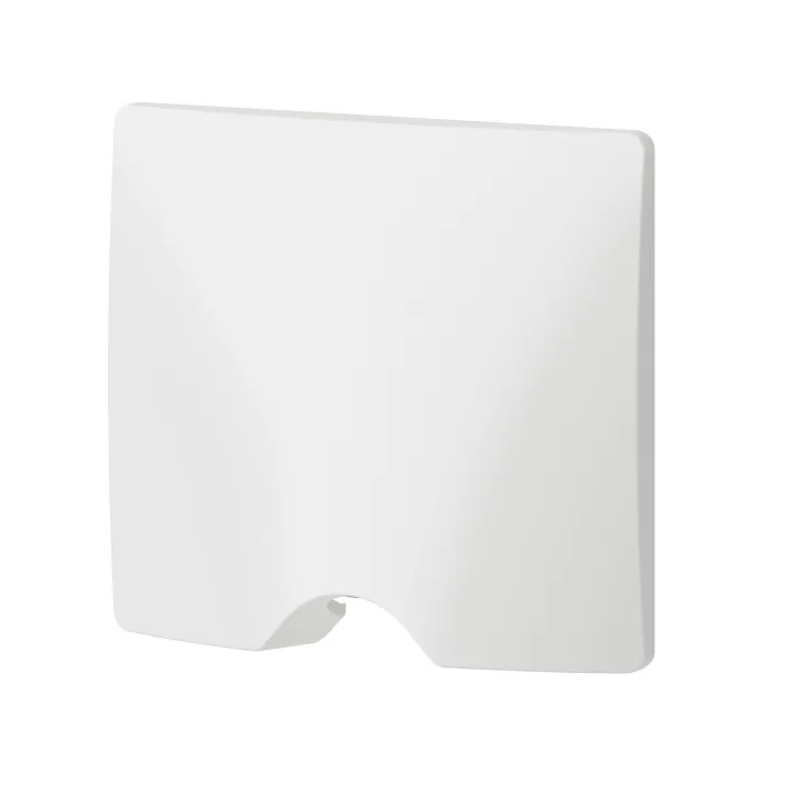 Sortie De Câble Ip21 Dooxie Livrée Complète Avec Plaque Finition Blanc