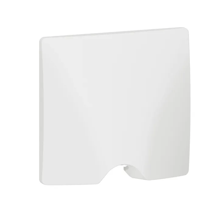Sortie De Câble Ip21 Dooxie Livrée Complète Avec Plaque Finition Blanc