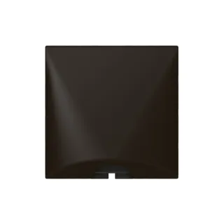 Sortie De Câbles Mosaic 2 Modules - Serre-Câbles, Câbles Ø12M-Ø4Mm - Noir Mat