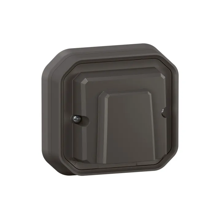 Sortie De Câble 16A Plexo Complet Encastré Anthracite