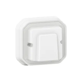 Sortie De Câble 16A Plexo Complet Encastré Blanc