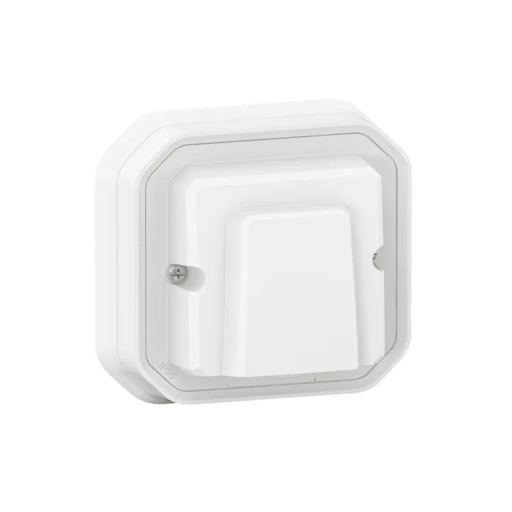 Sortie De Câble 16A Plexo Complet Encastré Blanc