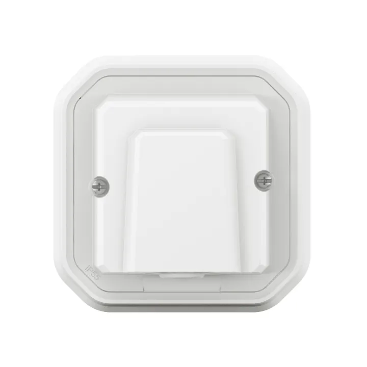 Sortie De Câble 16A Plexo Complet Encastré Blanc