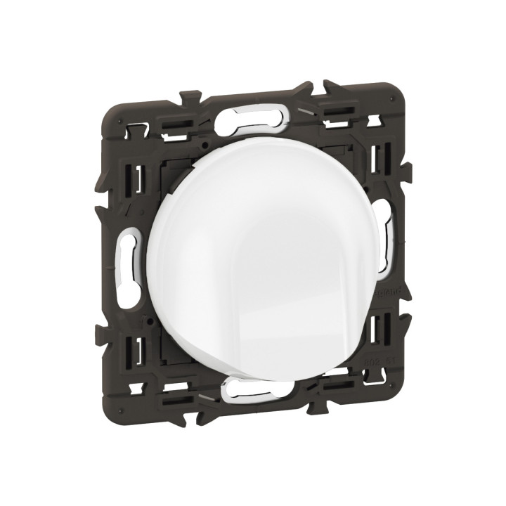 Sortie de câble Céliane - avec serre-câble - prémontée Blanc