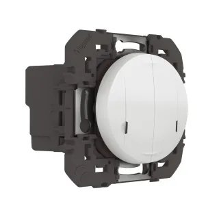 Interrupteur Double Avec Neutre Connecté Dooxie With Netatmo Sans Plaque Blanc