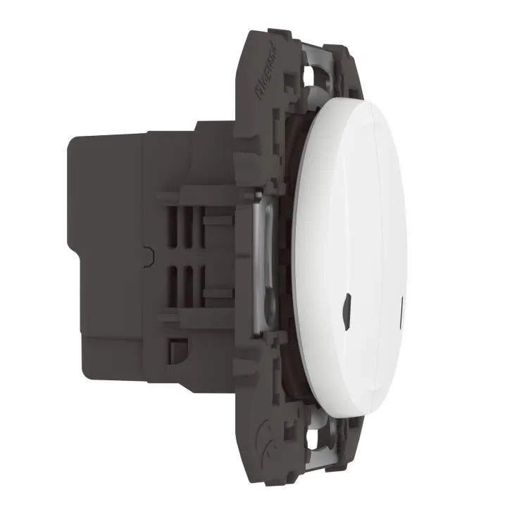 Interrupteur Double Avec Neutre Connecté Dooxie With Netatmo Sans Plaque Blanc