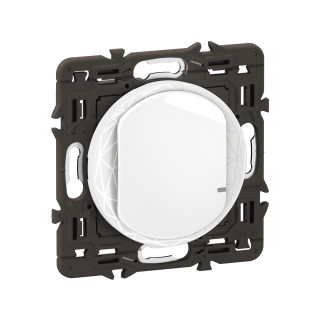 Interrupteur filaire Céliane with Netatmo sans Neutre, avec variation - Blanc