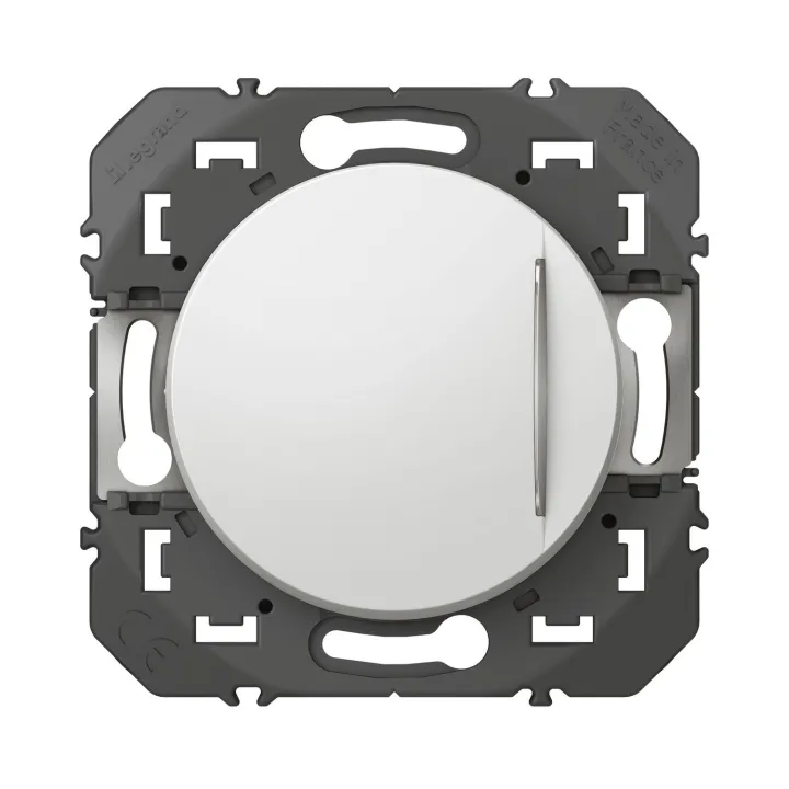 Interrupteur Ou Va-Et-Vient Avec Voyant Témoin Dooxie 10Ax 250V~ Finition Blanc